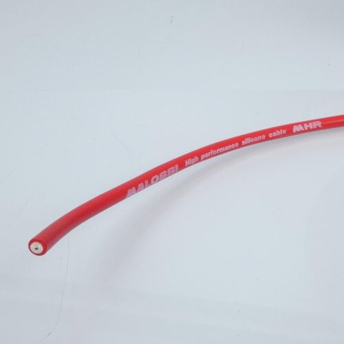 Fil De Bougie Ht Malossi Ø7mm X 50cm Rouge Pour Mob Scooter Moto Auto Quad Neuf