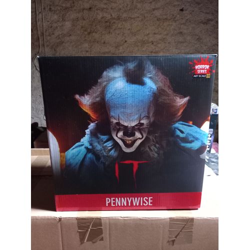 Lot Statues Résine Pennywise Art Scale Statue + Édition Deluxe ( Iron Studios )