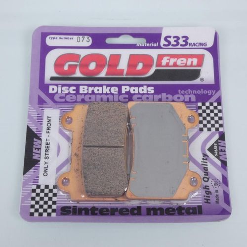 Plaquette De Frein Gold Fren Pour Moto Yamaha 750 Fz 1989 À 1992 Avg/Avd Neuf