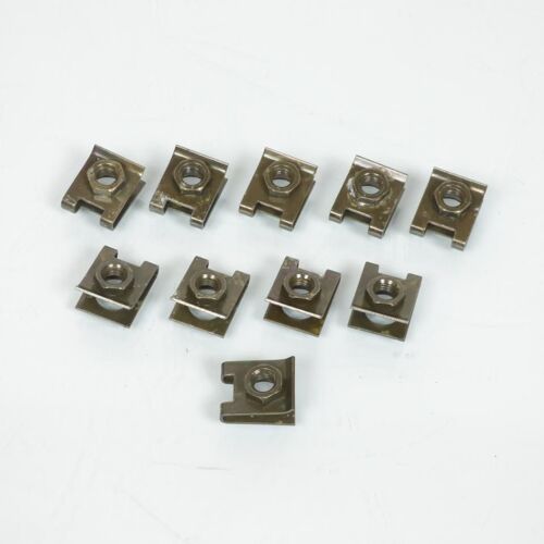 Lot De 10 Agrafe De Carrosserie Carénage M6x1.0 Pour Plastique Moto Scooter
