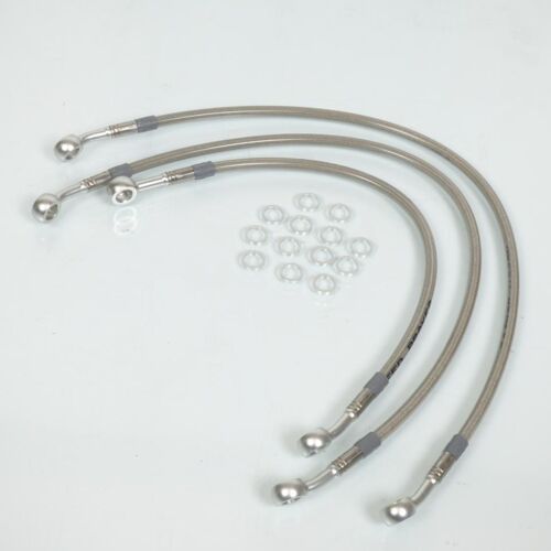 Durite De Frein Avant Aviation Speed Brakes Pour Moto Honda 500 Cx 1982 À 1987 Neuf