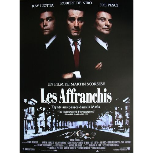 Les Affranchis (Goodfellas) - Véritable Affiche De Cinéma Roulée - Format 40x60 Cm - De Martin Scorsese Avec Robert De Niro, Ray Liotta, Joe Pesci - 1990
