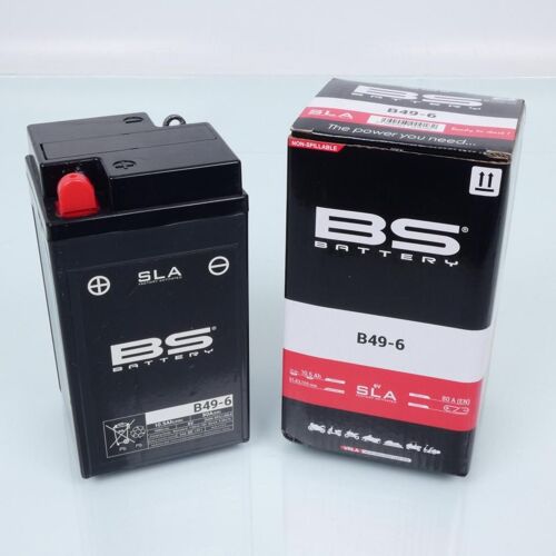 Batterie Sla Bs Battery B49-6 6v 10.5ah Pour Moto Bmw 250 R 1948 À 1950 Neuf