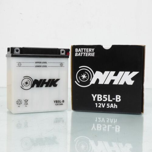 Batterie Nhk Pour Moto Suzuki 600 Dr S Sn41a 1985 À 1988 Yb5l-B / 12v 5.3ah Neuf
