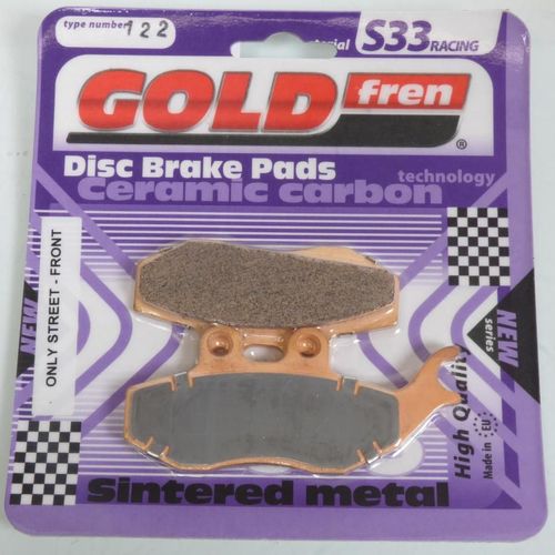 Plaquette De Frein Gold Fren Pour Piaggio 125 Beverly 2003 À 2006 Avg/Arg Neuf