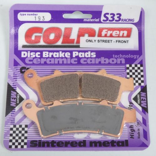 Plaquette De Frein Gold Fren Pour Scooter Aprilia 125 Scarabeo 2007 À 2009 Avg Neuf