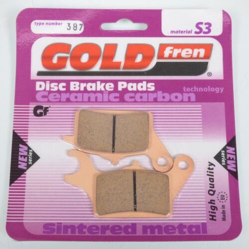 Plaquette De Frein Gold Fren Pour Moto Honda 50 Ncx Dunk 2014 À 2017 Avg / E/G/J Neuf