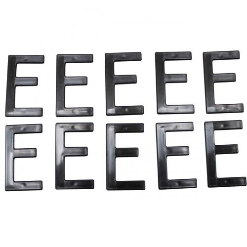 Lettre E Pour Plaque D'immatriculation Tiflex H45mm Neuf Pour Moto