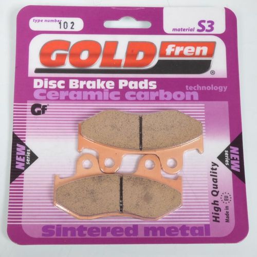 Plaquette De Frein Gold Fren Pour Moto Honda 125 Cr 1986 À 1986 Avg / Rg Neuf