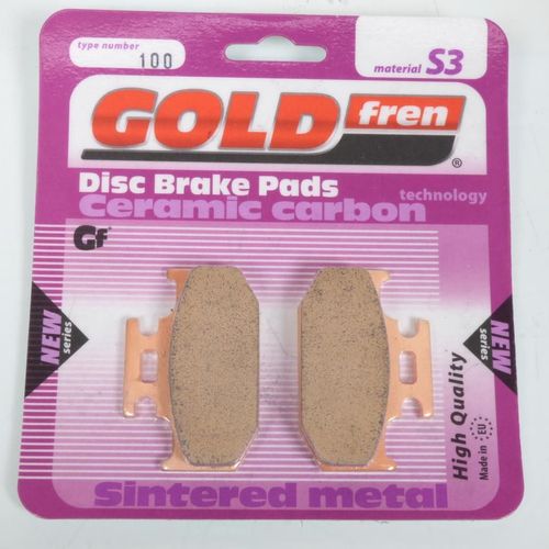 Plaquette De Frein Gold Fren Pour Moto Yamaha 200 Wr 1992 À 1993 Ard / 3xp Neuf