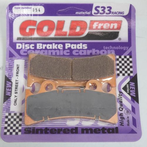 Plaquette De Frein Gold Fren Pour Moto Triumph 900 Daytona Super 3 1994 À 1997 Avg/Avd / 3 Cylindres Neuf