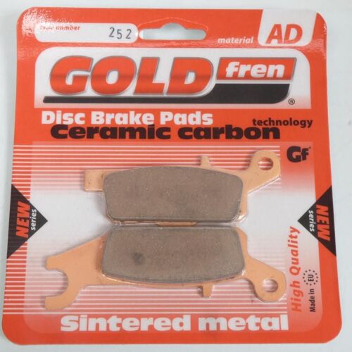 Plaquette De Frein Gold Fren Pour Quad Yamaha 250 Yfm Raptor 2008 À 2009 Avg / Rx/Ry Neuf