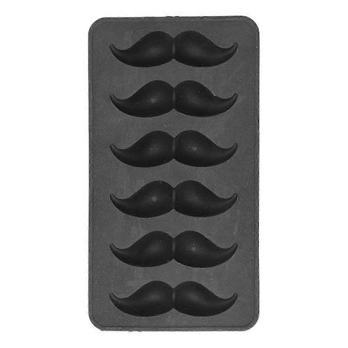 Moule En Silicone En Forme De Moustache Bac À Glaçons Ménager Noir De Qualité Alimentaire Pour La Cuisine D'été À La Maison