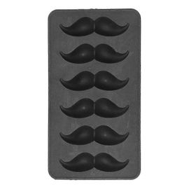 Moule En Silicone En Forme De Moustache Bac À Glaçons Ménager Noir De Qualité Alimentaire Pour La Cuisine D'été À La Maison