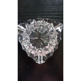 Beau Cendrier En Verre Très "Travaillé" - Neuf