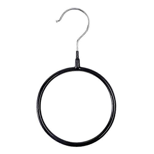 10Pcs Écharpe Cravate Stockage Anneau Rack Foulards Titulaire Manteau En Métal Cintre Multifonctionnel Écharpe Ceinture Cravate D