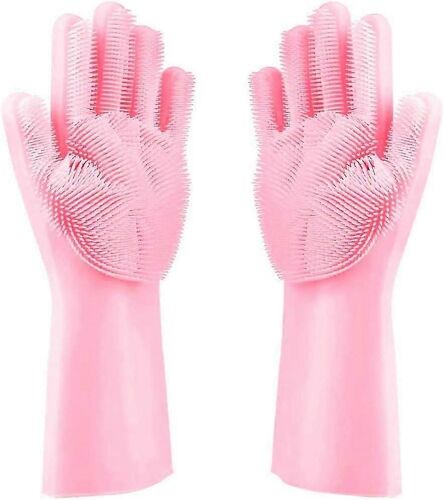 Gants De Vaisselle,Gants De Nettoyage En Silicone,Gants En Silicone,Gants Magiques,Gants En Caoutchouc Pour Ménage,Gants Résistants À La Chaleur Pour Cuisine,Salle De Bain
