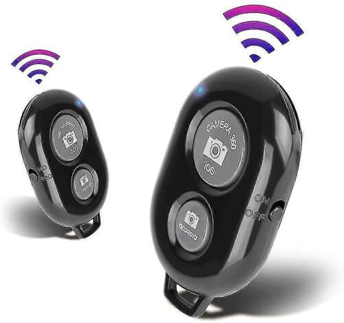 Lot de 2 télécommandes Bluetooth pour appareil photo, pour iPhone et Android
