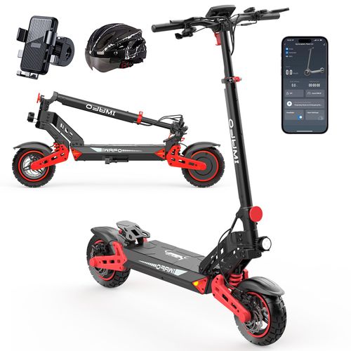 Iwafo Is2 Trottinette Electrique Adulte Pliable 1500w Autonomie 60km 45km/H Roues 10" 48v 15a