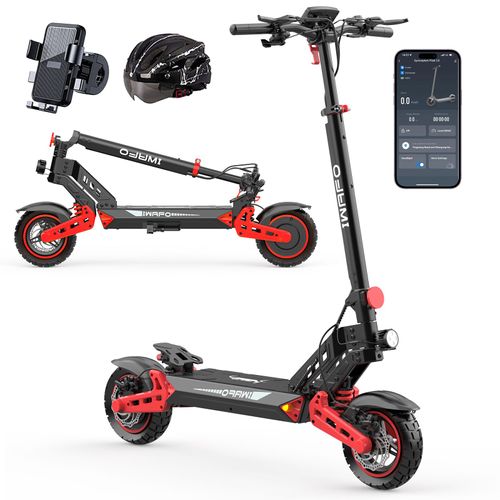 Iwafo Is2 Trottinette Electrique Adulte Pliable 1500w Autonomie 60km 45km/H Roues 10" 48v 15a