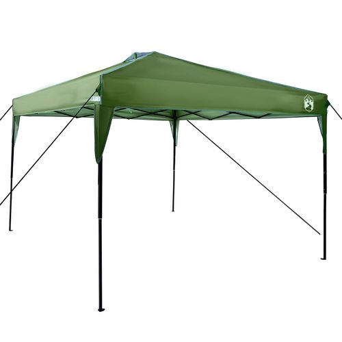 Vidaxl Tente À Abri Vert 300 X 300 X 227 / 236 / 245 Cm Tissu Oxford