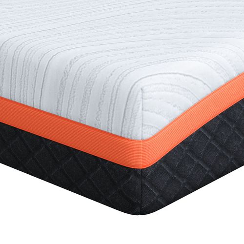 vidaXL Matelas Blanc, Gris 90 x 190 cm