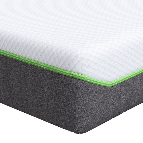 vidaXL Matelas Blanc, Gris 90 x 190 cm
