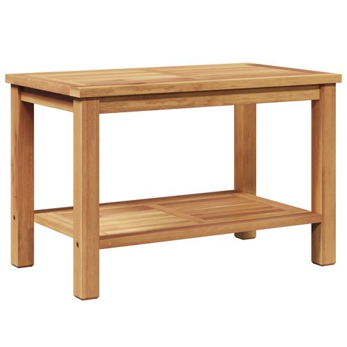 Vidaxl Table Basse Marron 70 X 40 X 45 Cm Bois De Teck Massif