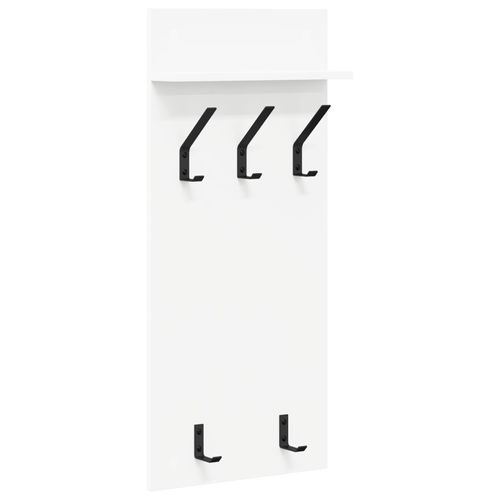 vidaXL Porte-manteau mural Blanc 90 x 40 x 10 cm Bois d'ingénierie