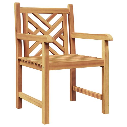 Vidaxl Chaise De Jardin 2 Pcs Marron 58 X 60 X 90 Cm