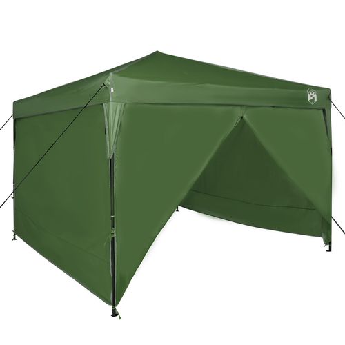 Vidaxl Tente À Abri Vert 300 X 300 X 227 / 236 / 245 Cm Tissu Oxford