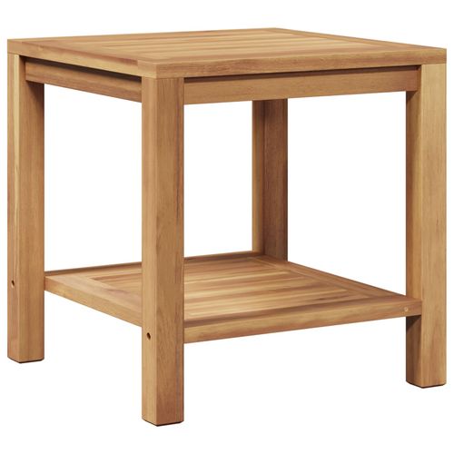 Vidaxl Table Basse Marron 45 X 45 X 45 Cm Bois De Teck Massif