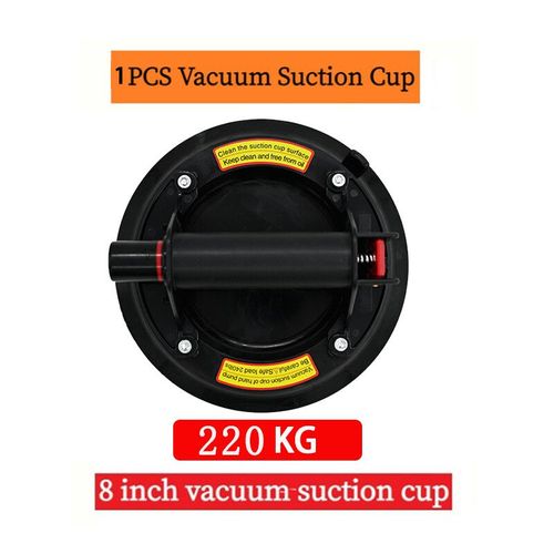 Pompe à Air de 8 pouces,200KG-250KG,ventouses sous vide,puissante,robuste,à main,ventouse,aimants levés,outils de manipulation - Type Type 2 Black 1PCS #A