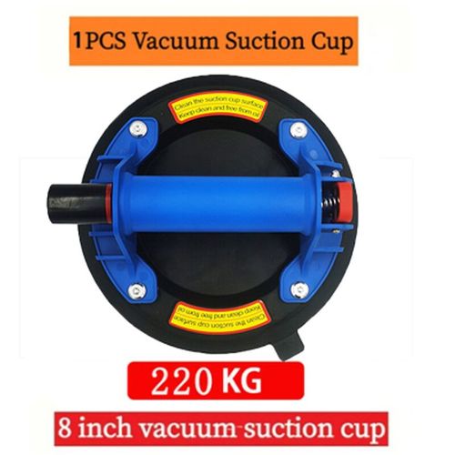 Ventouse sous vide de 8 pouces,capacité de transport de 2024 kg,extracteur d'aspiration robuste pour carrelage,outils de levage de sol en verre,220 - Type 1PCS