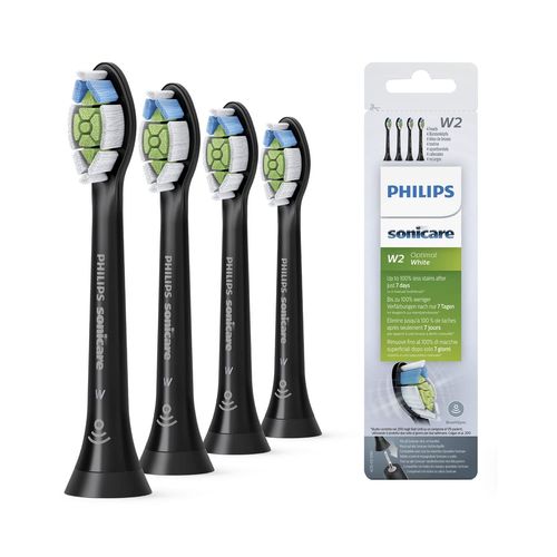 Tête de brosse à dents Philips Sonicare HX6064/11 - Pack de 4 brossettes dentaires - Noir