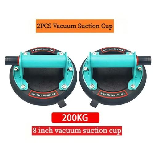 Ventouse sous vide de 8 pouces,capacité de transport de,extracteur d'aspiration robuste pour carrelage,verre,outils de levage de sol,250 - Type Type 1 green 2 PCS
