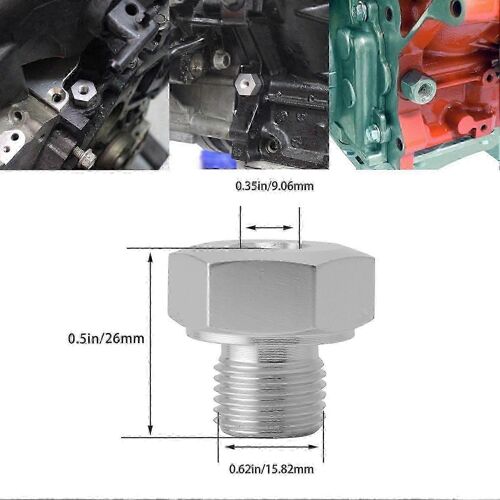 Adaptateur M16x1.5 À 1/8npt Pour Raccord De Conversion De Capteur De Pression D'huile Moteur Ls