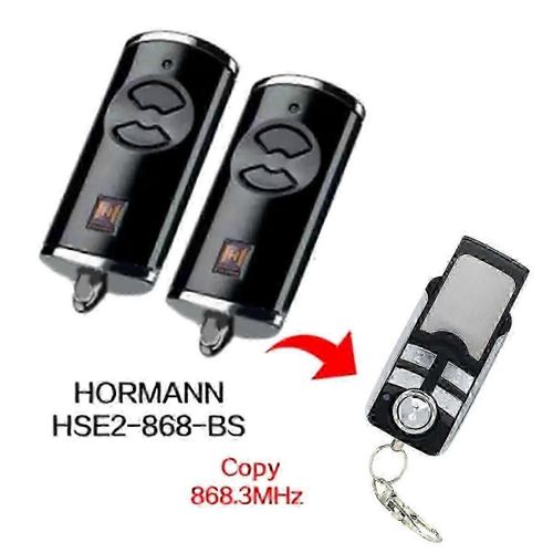 2Pcs Porte de Garage Télécommande Cotrol 868MHz HORMANN BS HSE2-868-BS