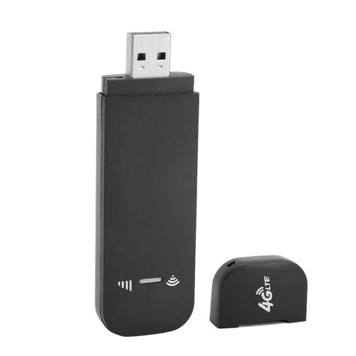 Point d'accès WiFi mobile 4G LTE 150Mbps USB Routeur WiFi portable avec emplacement pour carte SIM pour les voyages en plein air Noir