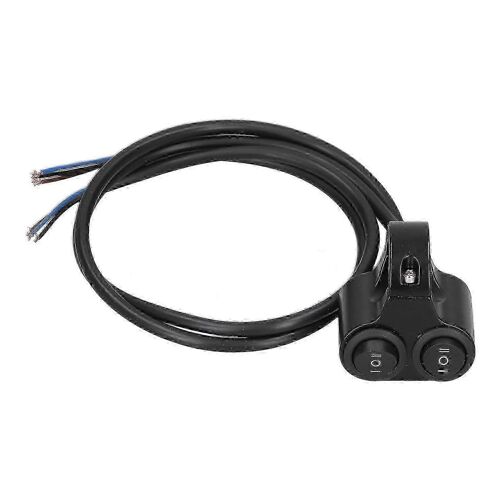Interrupteur De Phare De Moto Support De Guidon Onoff Bouton 2 En 1 Universel Pour 12v Atv Utv