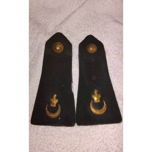 Paire Epaulette Régiment Du Génie D’Afrique