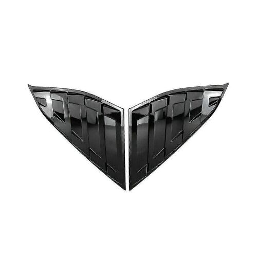 Couvercle De Volet De Volet De Fenêtre De Quart De Ventilation Latérale Arrière De Voiture Pour 2018-2022 Accord Noir Brillant