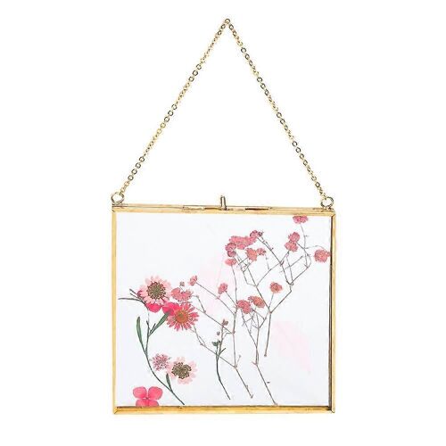 Cadre mural en verre pour fleurs pressées - Cadre en verre pour photos,cadres,cartes,affiches,certi