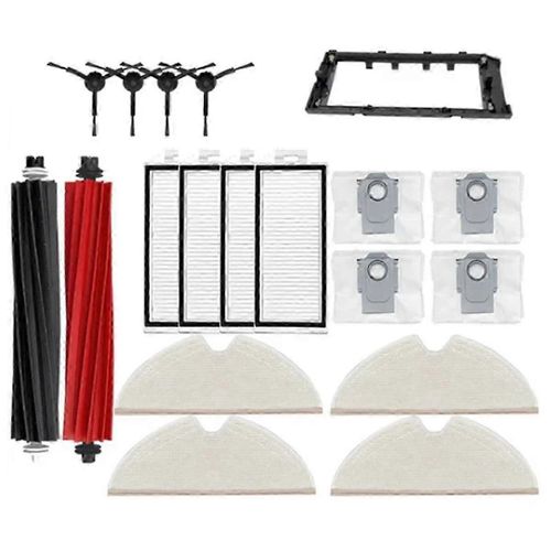 Kit d'accessoires 19PCS pour Q5 Pro Q5 Pro+ Q8 Max Q8 Max Aspirateur Remplacement Brosse Latérale Principale Hepa Fil