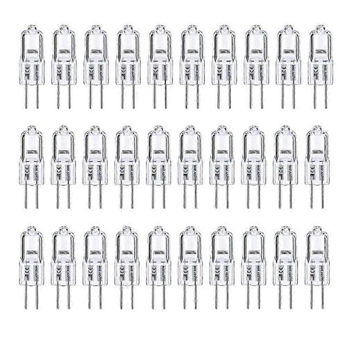Ampoules G4, Lot De 20 Ampoules Halogènes G4 12 V 20 W Avec Culot G4 À Deux Broches, Ampoules G4 À Haut Rendement 12 V 300 Lm Pour Éclairage D'armoire