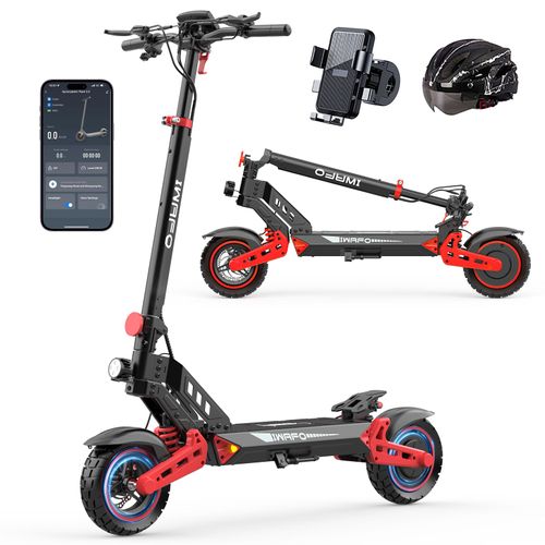 Iwafo Is2 Trottinette Electrique Adulte Pliable 1500w Autonomie 60km 45km/H Roues 10" 48v 15a