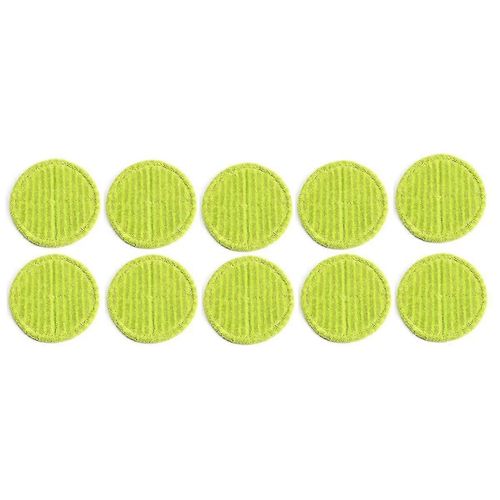Tampons de rechange pour nettoyeur vapeur Steam Twister - 10 pièces en microfibre - Pour tous sols et surfaces
