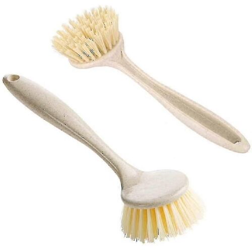 Brosse de nettoyage de cuisine pour nettoyer la vaisselle,les casseroles,les casseroles,l'évier avec poignée confort (paquet de 2)