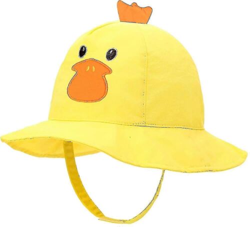 Coton Animal Bébé Seau Chapeaux De Soleil Pour Tout-Petits Upf 50+ Chapeaux D'été Protection Solaire Pour Enfants Bébé Tout-Petits Bébés Filles / Garçons