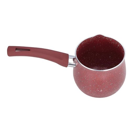 Chauffe-Café Bouillant Pot Mini Casserole À Lait Alliage D'aluminium Antiadhésif Anti Brûlure Poignée Unique Pour La Cuisson
